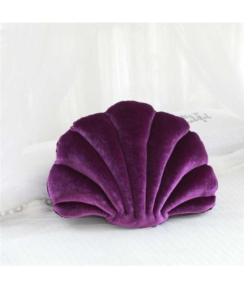 Coussin Coquillage  Violet pas chere