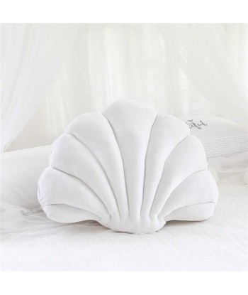 Coussin Coquillage  Blanc Profitez des Offres !