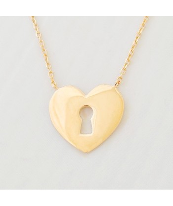 Collier Cœur Deep Love - Plaqué Or 18K Jusqu'à 80% De Réduction