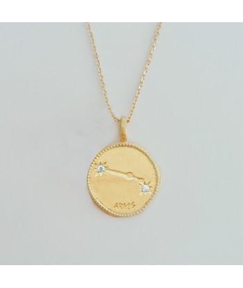 Collier Bélier - Signe Astro - Constellation - Plaqué Or 18K Zirconium 2023