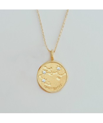 Collier Taureau - Signe Astro - Constellation - Plaqué Or 18K Zirconium solde