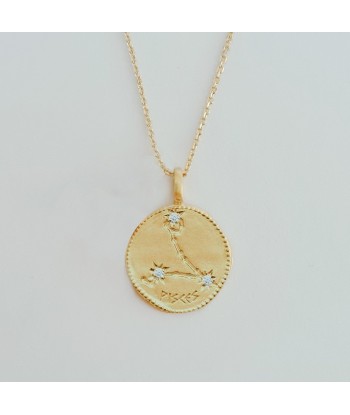 Collier Gémeaux - Signe Astro - Constellation - Plaqué Or 18K Zirconium online