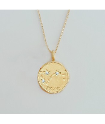 Collier Taureau - Signe Astro - Constellation - Plaqué Or 18K Zirconium solde