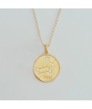 Collier Gémeaux - Signe Astro - Constellation - Plaqué Or 18K Zirconium online