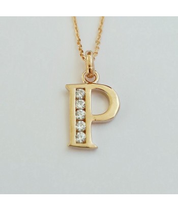 Collier Lettre A - Basic & Perfect - Plaqué Or 18K Zirconium soldes