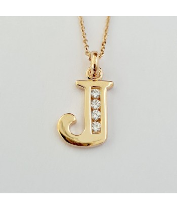 Collier Lettre P - Basic & Perfect - Plaqué Or 18K Zirconium sur le site 