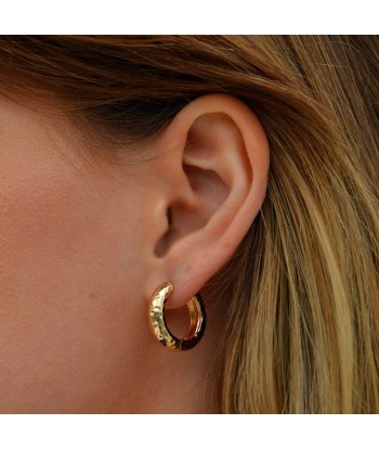 Boucles d'Oreilles Camilla - Créoles Plaqué Or 18K - 2 cm online