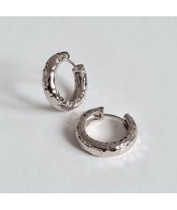 Boucles d'Oreilles Camilla - Créoles Argent 925 Rhodié - 2 cm Comparez et commandez 