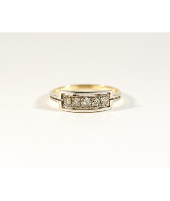 Bague bandeau or jaune et diamant Profitez des Offres !