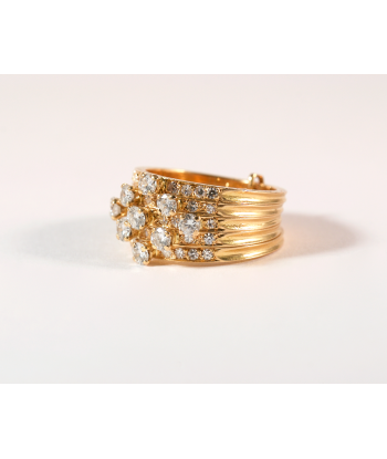 Bague dite "de harem" cinq anneaux en or jaune et diamants vous aussi creer 