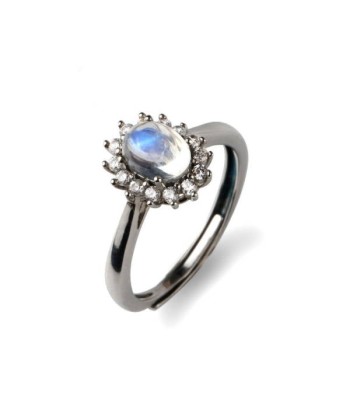 Bague argent femme Pierre de Lune "Divination" shop